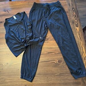 Black Lounge Set Size Small